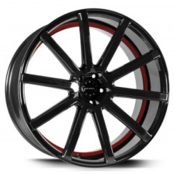 Cerchi in Lega Corspeed Deville 9.5x22 Higloss Black Undercut Color Trim Rot