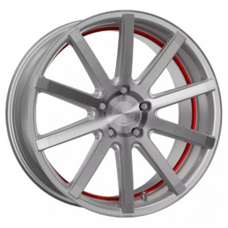 Cerchi in Lega Corspeed Deville 10.5x20 Silver Brushed Surface Undercut Color Trim Rot