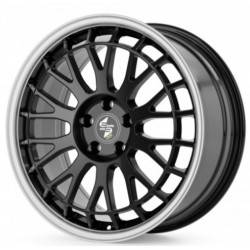 Cerchi in Lega EtaBeta Unit 9.5x21 Shiny Black Lip Polished