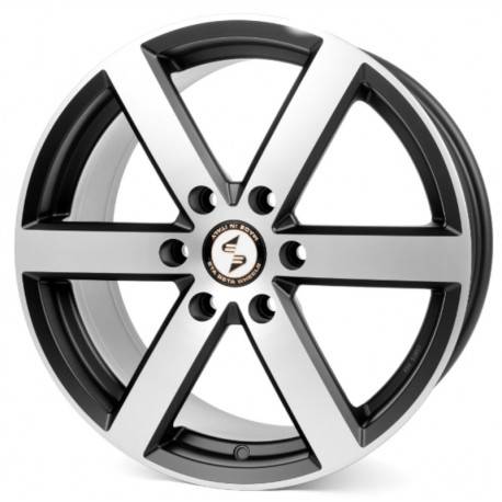 Cerchi in Lega EtaBeta Robus 7.0x16 Black Matt Full Polished