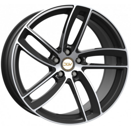 Cerchi in Lega Dlw Elite K 8.5x19 Matt Black Full Polished