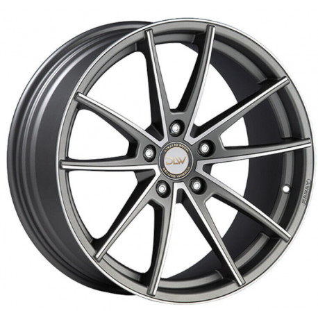 Cerchi in Lega Dlw Manay K 9.0x20 Anthracite Polished