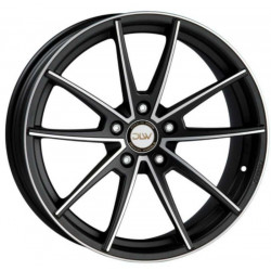Cerchi in Lega Dlw Manay K 8.5x19 Matt Black Full Polished