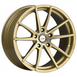 Cerchi in Lega Dlw Manay K 8.5x19 Matt Gold Polished