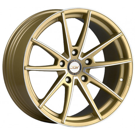 Cerchi in Lega Dlw Manay K 8.5x19 Matt Gold Polished
