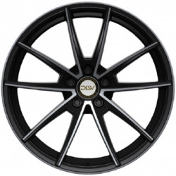 Cerchi in Lega Dlw Manay K 9.0x20 Shiny Black Lip Polished