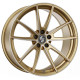 Cerchi in Lega Dlw Manay K 8.5x19 Shiny Gold Polished