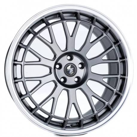 Cerchi in Lega Dlw Unit 9.0x21 Matt Anthracite Lip Polished
