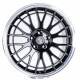 Cerchi in Lega Dlw Unit 9.0x21 Matt Black Lip Polished