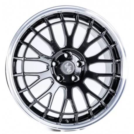 Cerchi in Lega Dlw Unit 9.5x21 Matt Black Lip Polished