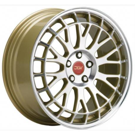 Cerchi in Lega Dlw Unit 9.5x21 Gold Full Polished