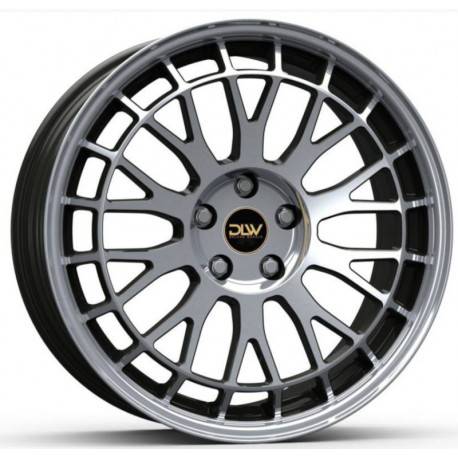 Cerchi in Lega Dlw Unit 9.5x21 Shiny Black Full Polished
