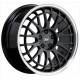 Cerchi in Lega Dlw Unit 9.5x21 Shiny Black Lip Polished