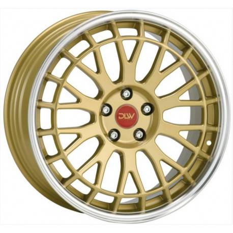 Cerchi in Lega Dlw Unit 9.5x21 Shiny Gold Lip Polished