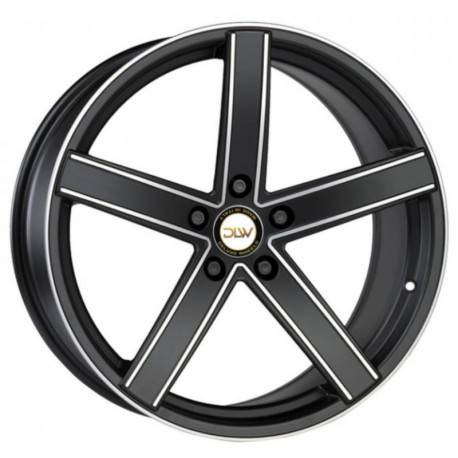 Cerchi in Lega Dlw Uros 8.0x18 Black Full Polished