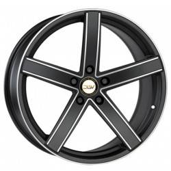 Cerchi in Lega Dlw Uros 8.5x19 Black Full Polished