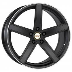 Cerchi in Lega Dlw Uros 8.5x19 Black Lip Polished