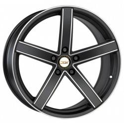 Cerchi in Lega Dlw Uros 8.5x19 Shiny Black Full Polished