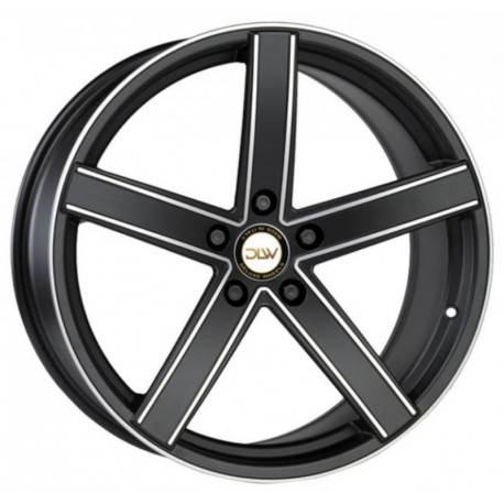 Cerchi in Lega Dlw Uros 9.0x20 Shiny Black Full Polished