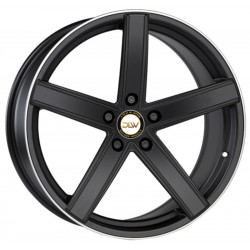 Cerchi in Lega Dlw Uros K 8.5x19 Matt Black Lip Polished