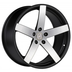 Cerchi in Lega Dlw Uros K 9.5x19 Matt Black Full Polished