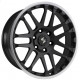 Cerchi in Lega Dlw Combat 7.0x17 Matt Black Lip Polished