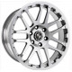 Cerchi in Lega Dlw Combat 7.0x17 Matt Silver Lip Cap Polished