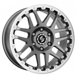 Cerchi in Lega Dlw Combat CV 7.0x17 Anthracite Lip Cap Polished