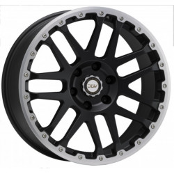 Cerchi in Lega Dlw Combat CV 7.0x17 Matt Black Lip Cap Polished