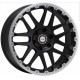 Cerchi in Lega Dlw Combat CV 8.0x17 Matt Black Lip Cap Polished