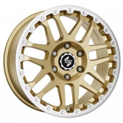 Cerchi in Lega Dlw Combat CV 7.0x17 Matt Gold Lip Cap Polished