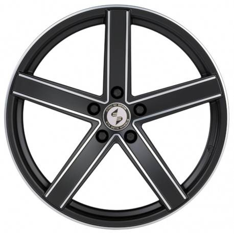 Cerchi in Lega Dlw Uros K 9.5x19 Shiny Black Full Polished