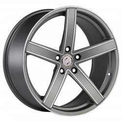 Cerchi in Lega Dlw Uros K 8.5x19 Shiny Anthracite Full Polished
