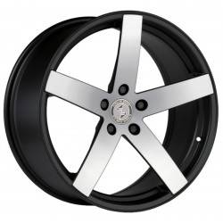 Cerchi in Lega Dlw Uros KS 8.5x19 Shiny Black Full Polished