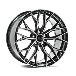 Cerchi in lega 1AV Zx14 8.5x19 Gloss Black Polished