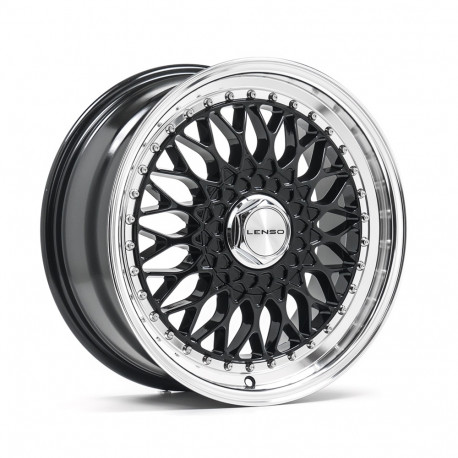 Cerchi in lega Lenso Bsx 7.5x16 Gloss Black Polished