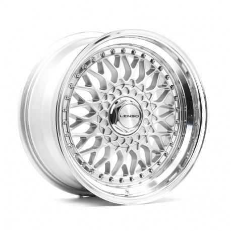 Cerchi in lega Lenso Bsx 7.5x16 Gloss Silver Polished