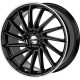 Cerchi in Lega Tecnomagnesio Savage 8.5x19 Nero Lucido Bordo Diamantato