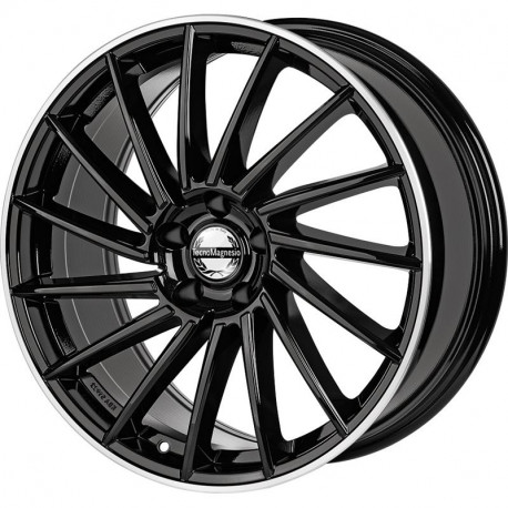 Cerchi in Lega Tecnomagnesio Savage 8.5x19 Nero Lucido Bordo Diamantato