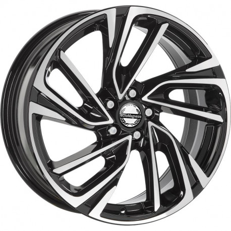 Cerchi in Lega Tecnomagnesio California 7.5x18 Black Polished