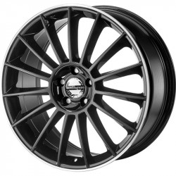 Cerchi in Lega Tecnomagnesio Star Evo 9.5x19 Nero Bordo Diamantato