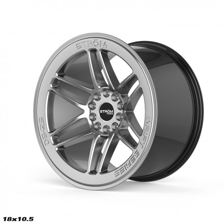 Cerchi in lega Strom Ds25 9.5x18 Hyper Black