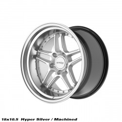 Cerchi in lega Strom Ds05 9.5x18 Hyper Silver Pol