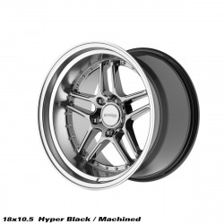 Cerchi in lega Strom Ds05 10.5x18 Hyper Black Pol