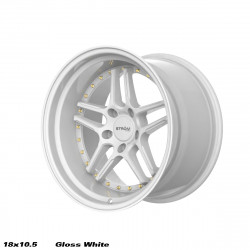 Cerchi in lega Strom Ds05 9.0x18 Full Gloss White