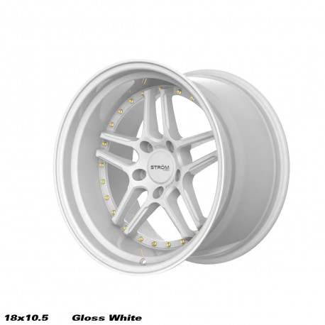 Cerchi in lega Strom Ds05 9.0x18 Full Gloss White