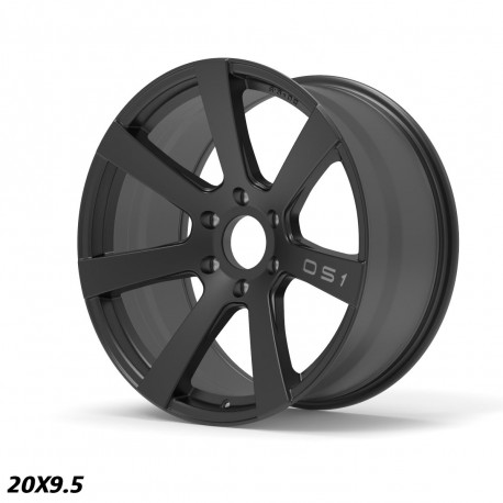 Cerchi in lega Strom Os1 9.5x20 Full Satin Black