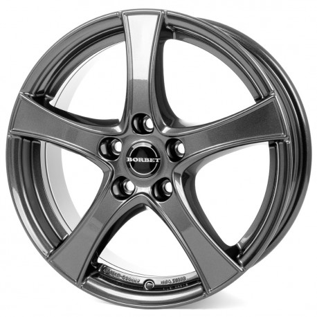Cerchi in lega Borbet F2 7.5x18 Mistral Anthracite Glossy