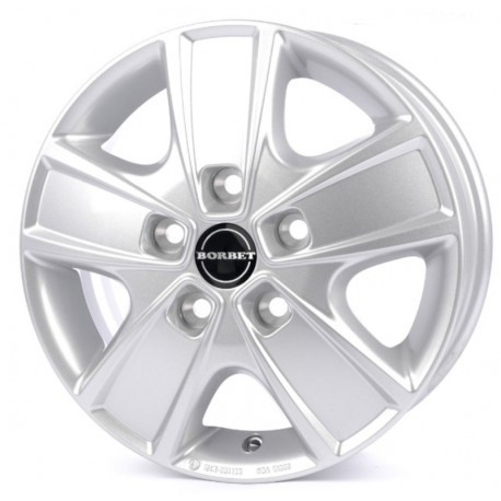 Cerchi in lega Borbet Cwg 6.0x16 Crystal Silver