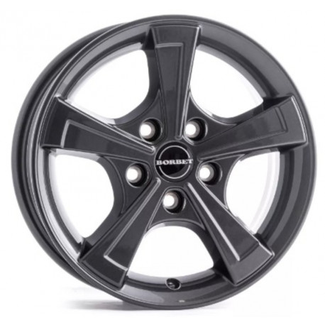 Cerchi in lega Borbet Cwt 6.0x15 Mistral Anthracite Glossy